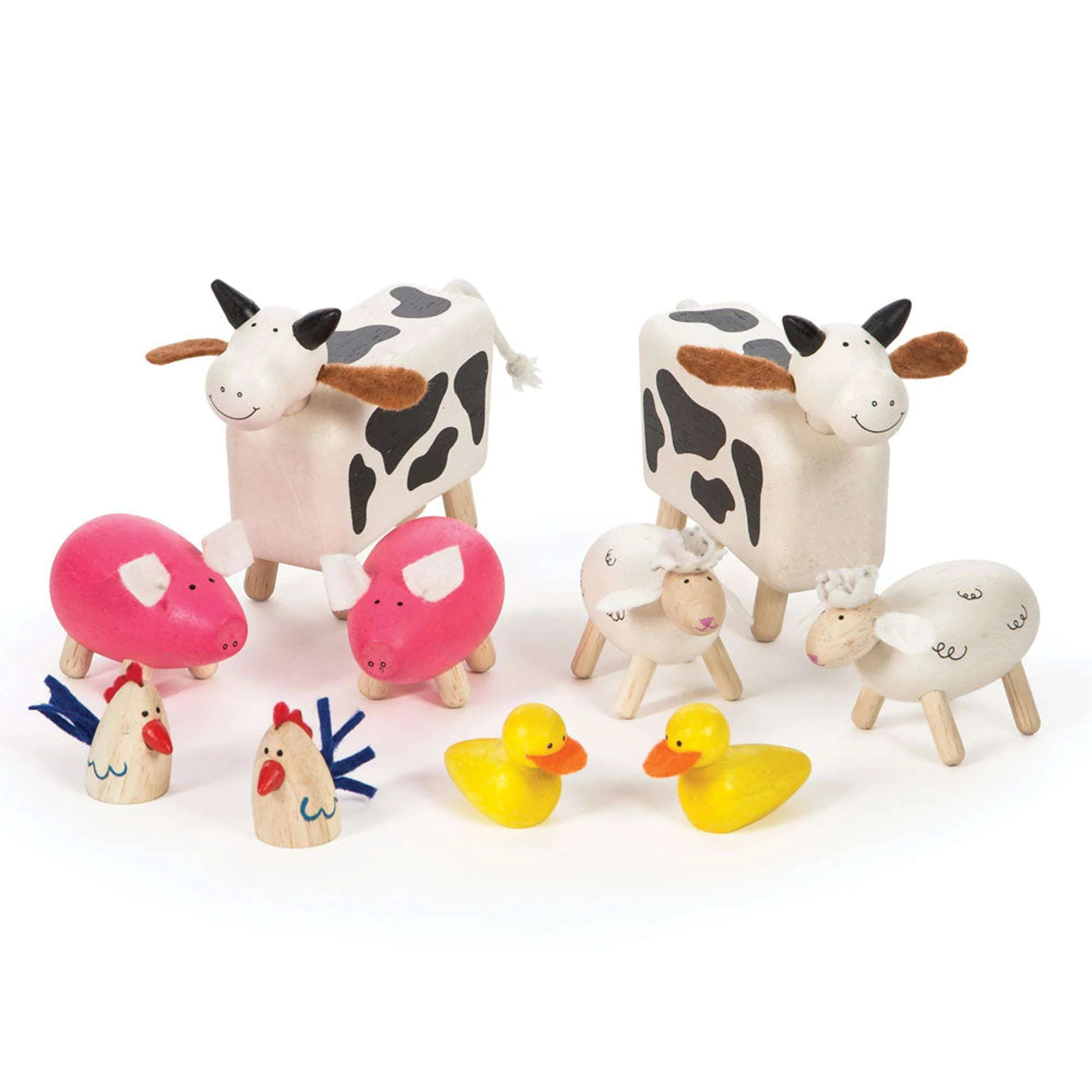 Tidlo Wooden Toy Farm Animals