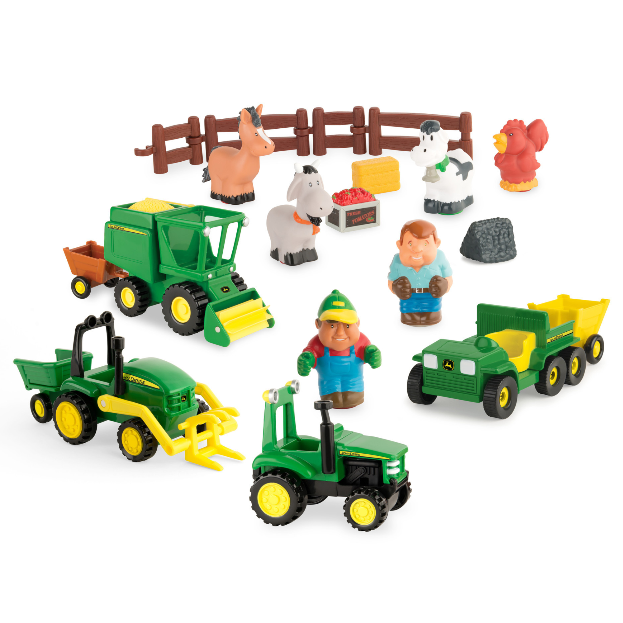 Tomy  John Deere Fun On The Farm Playset