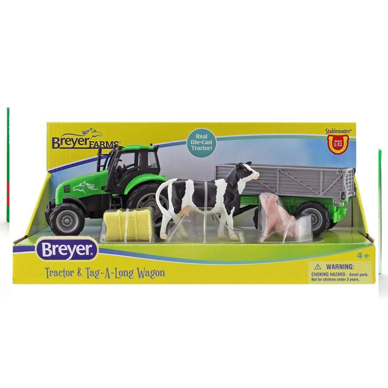 Breyer Farms Tractor and Trailer Play Set