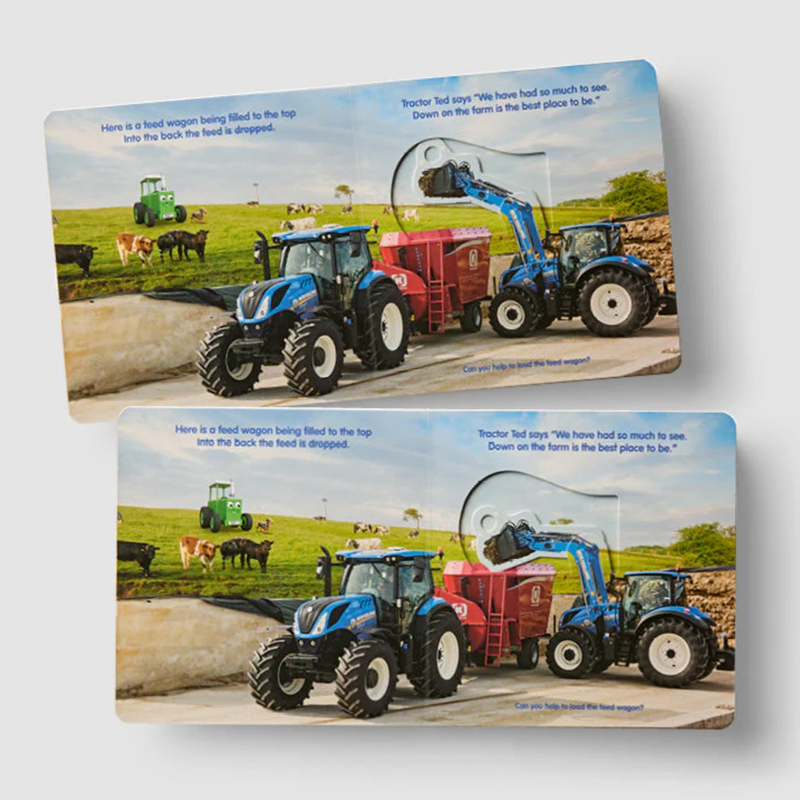 Tractor Ted Down on the Farm Push-Pull-Slide Book