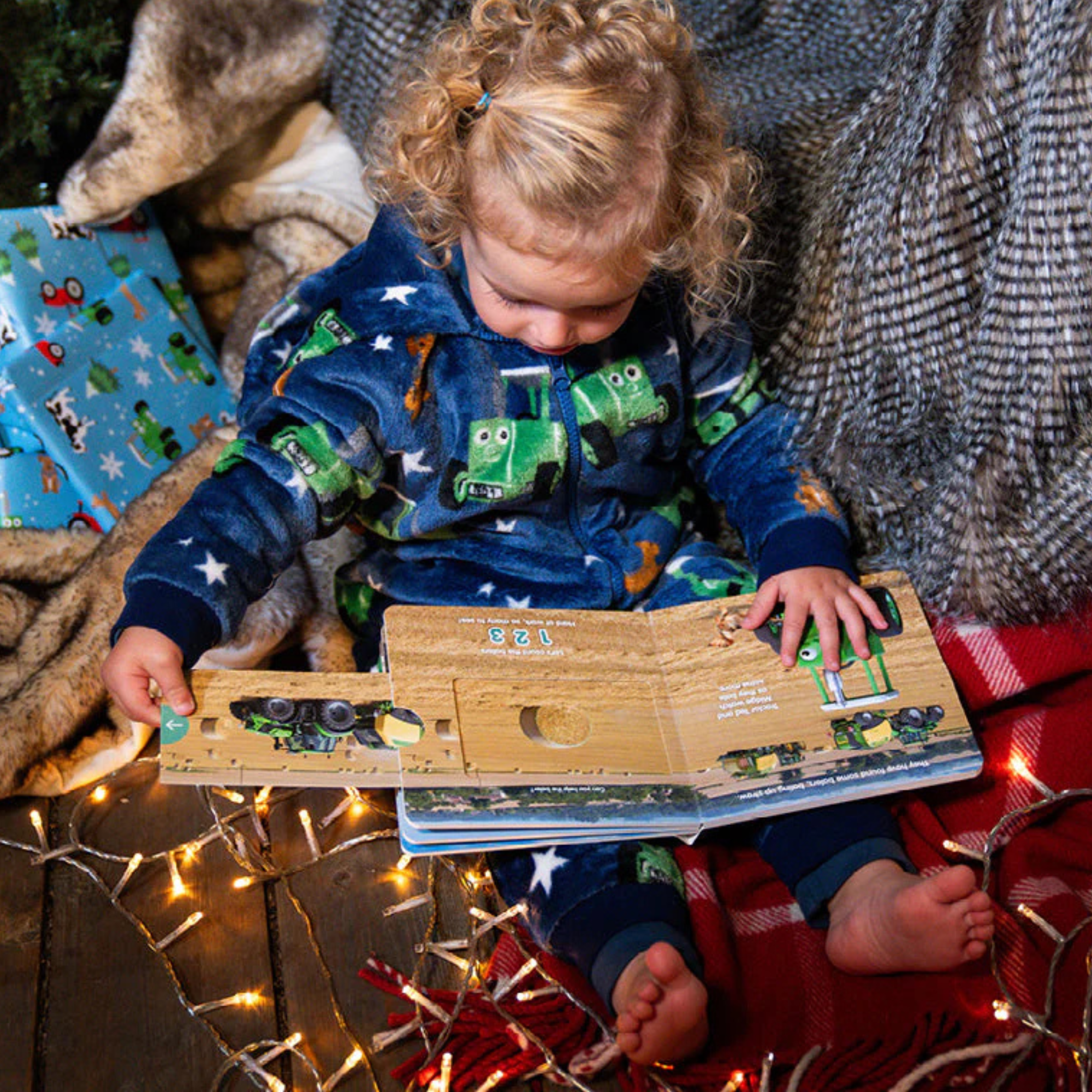 Tractor Ted Down on the Farm Push-Pull-Slide Book