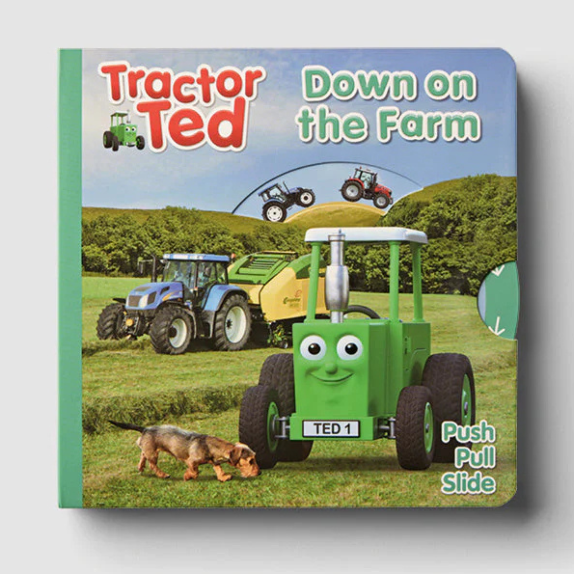 Tractor Ted Down on the Farm Push-Pull-Slide Book