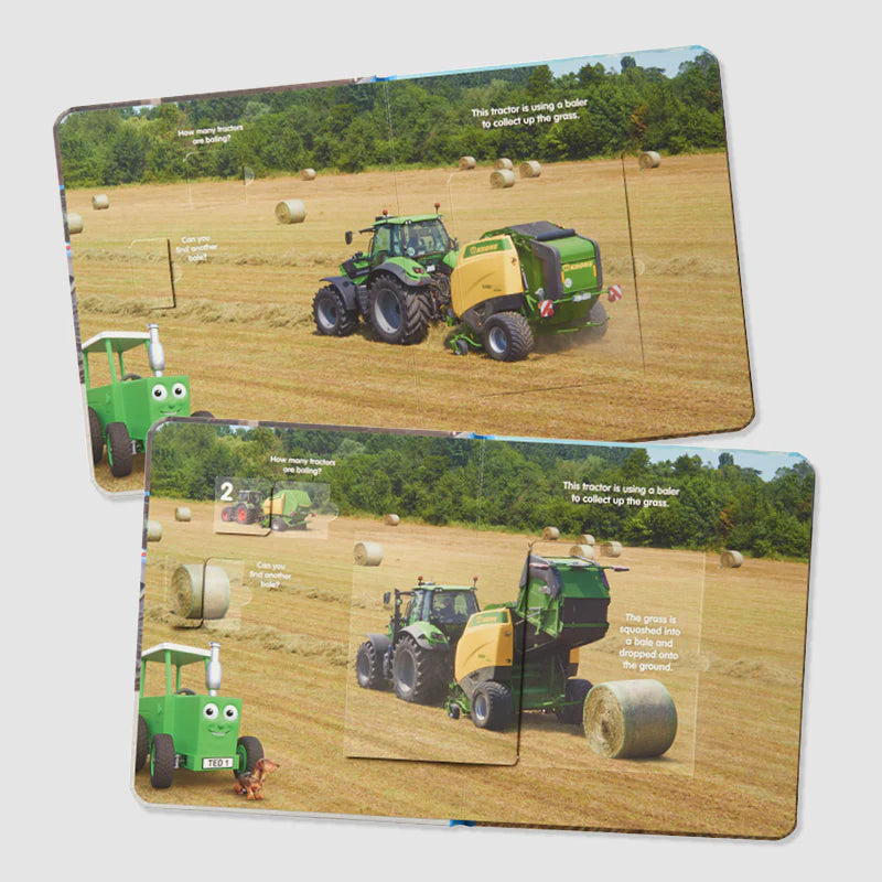 Tractor Ted Tractors & Machines Lift-The-Flap Book Baler