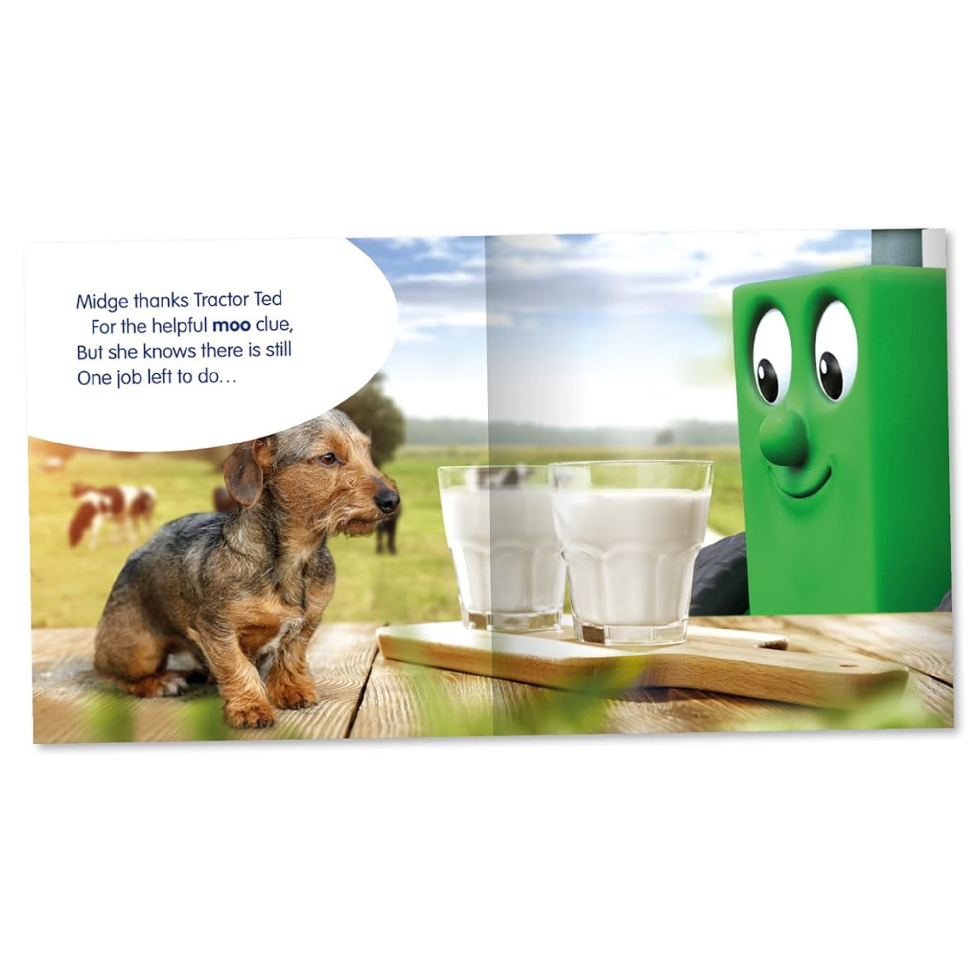 Tractor Ted Who Goes Moo Book