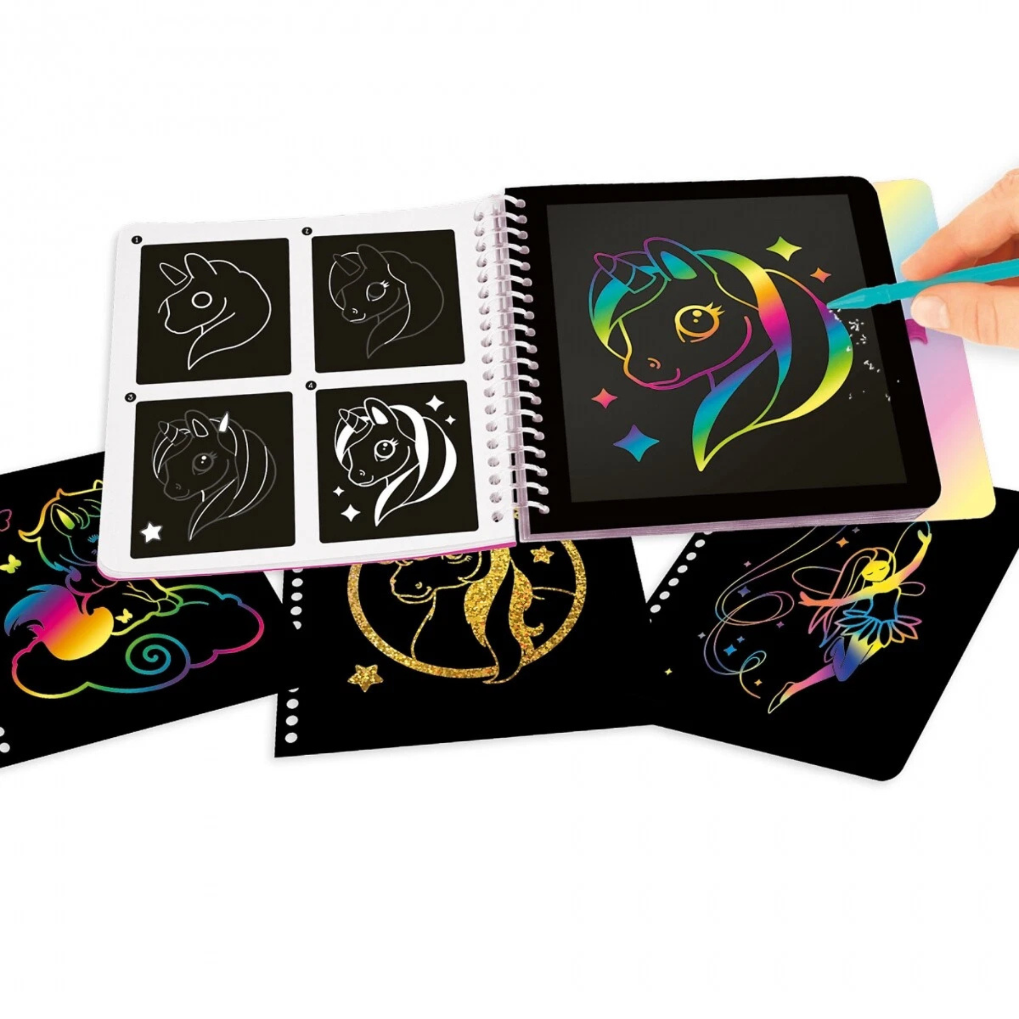 Unicorn Magic Scratch Book