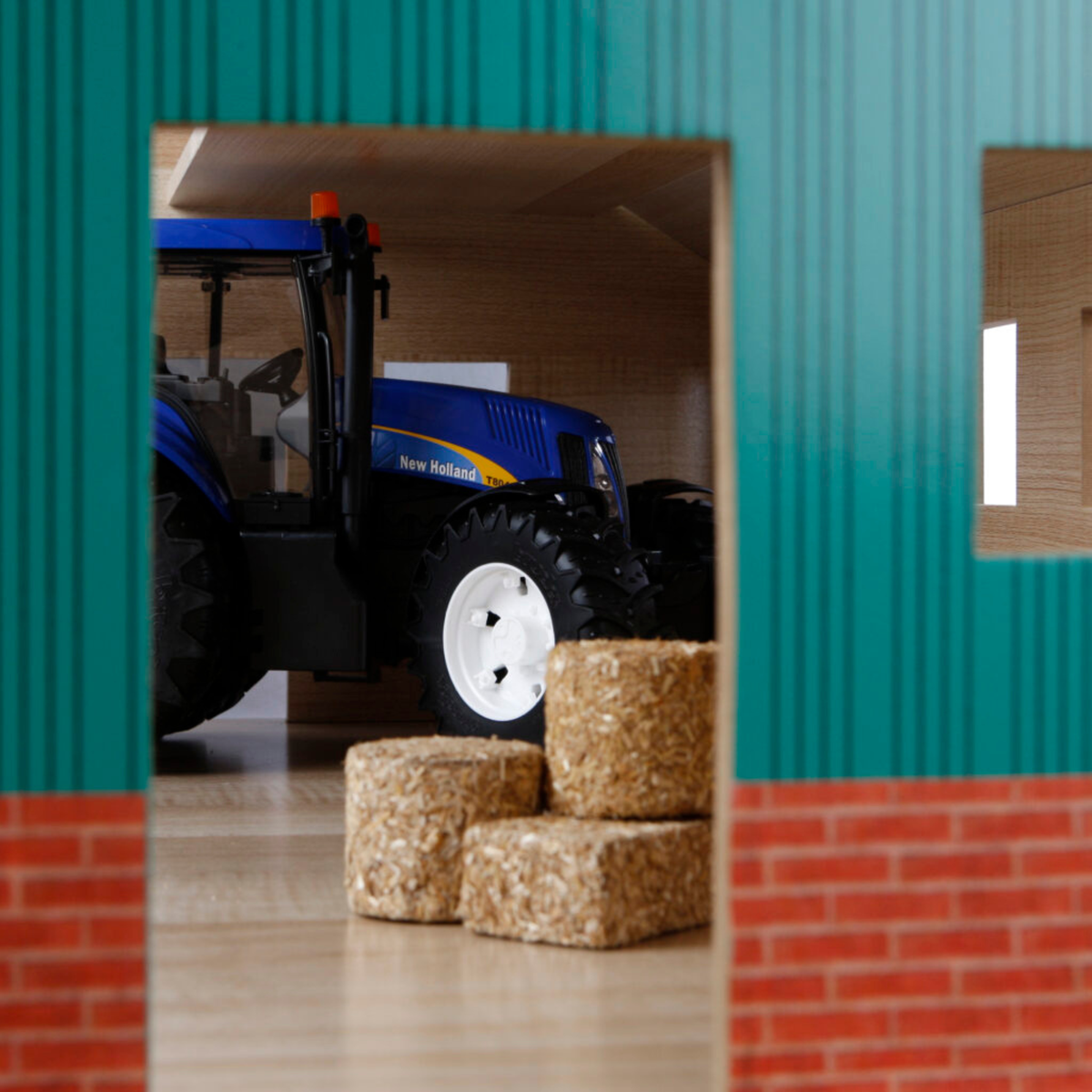 Wooden Farm Shed for Tractors by Kids Globe 03401