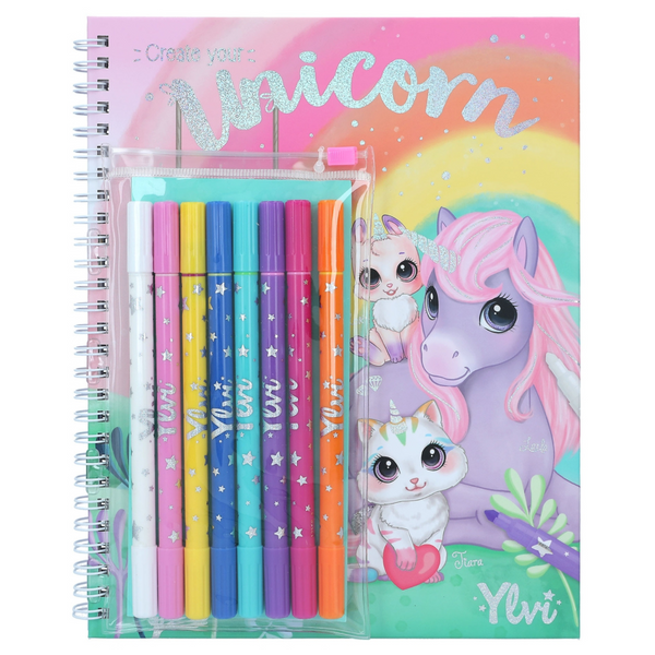 Ylvi Colouring Book With Pen Set