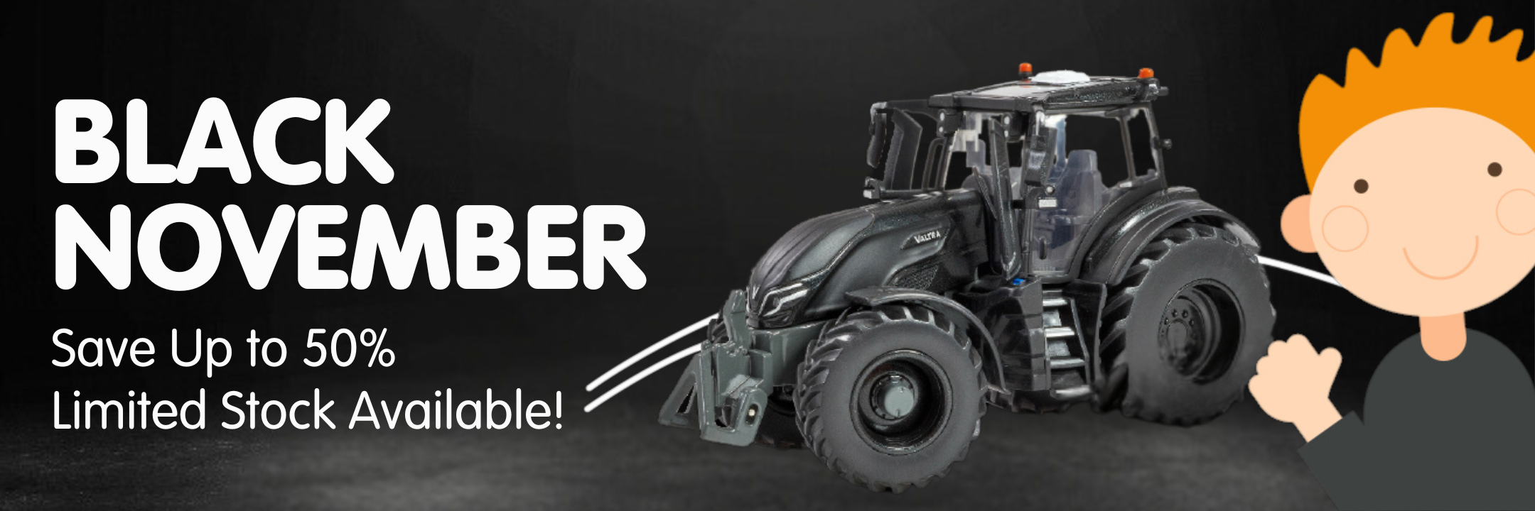 Black Friday Black November Sales Banner