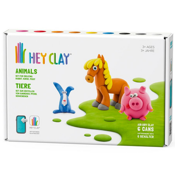 Hey Clay Modelling Animals Set