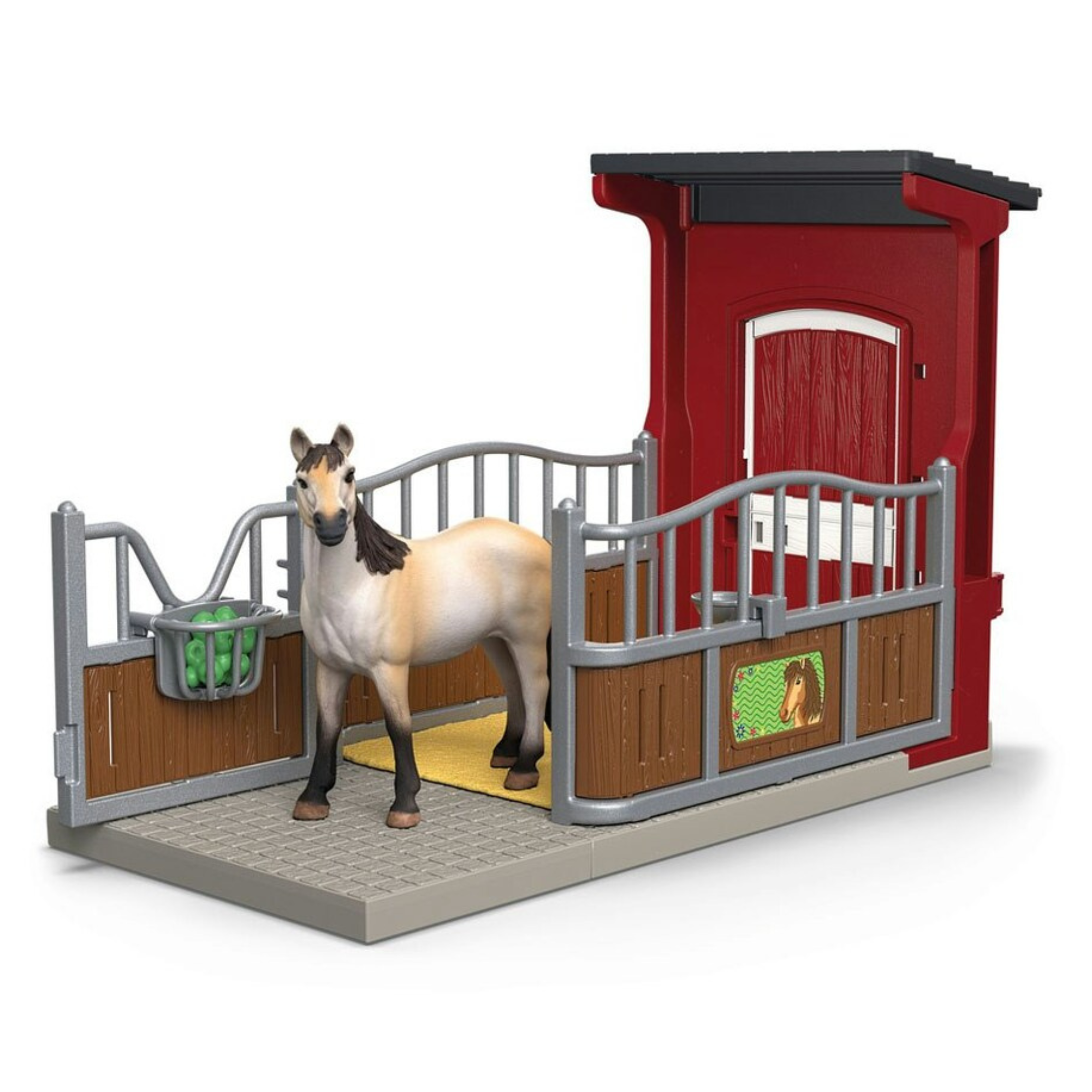 Schleich Pony Box with Mustang Mare Toy Playset