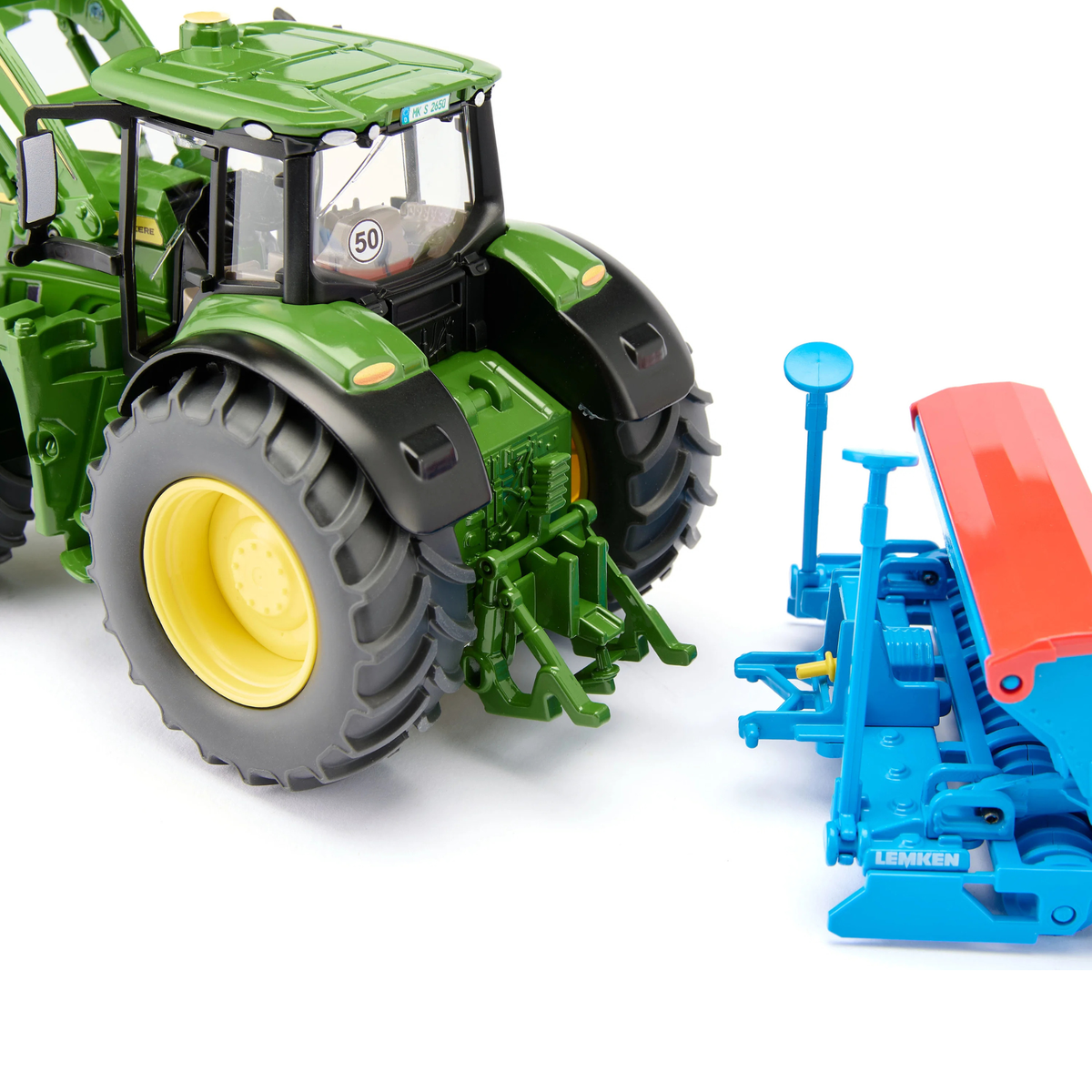 John Deere 6M 220 with Front Loader tractor toy