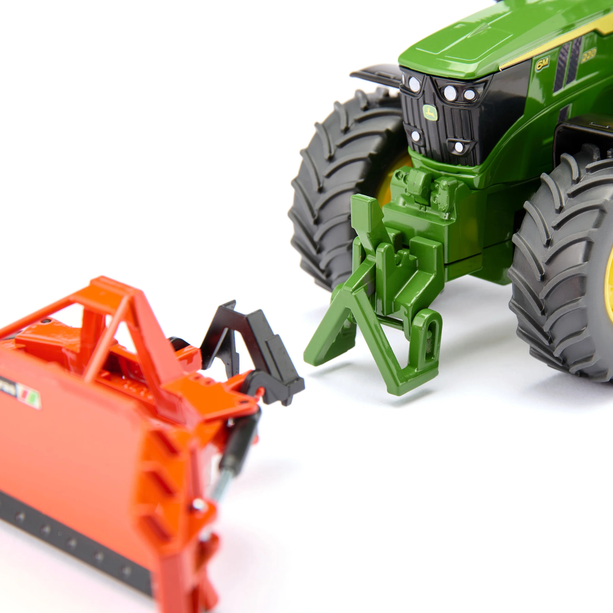 John Deere 6M 220 with Front Loader tractor toy