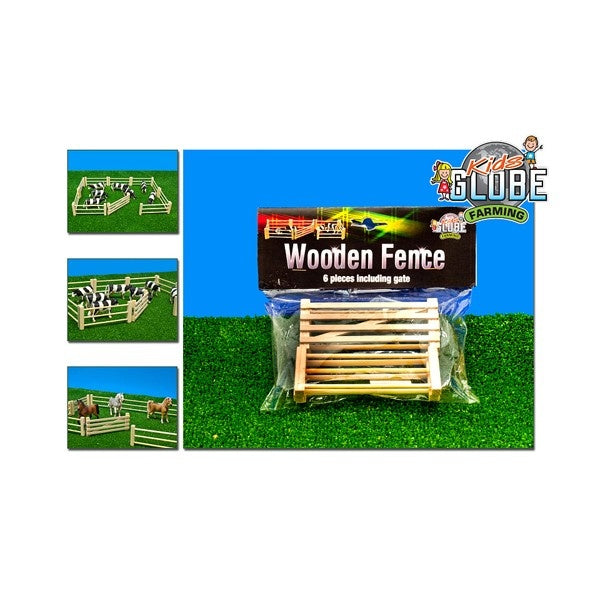 Kids Globe Farming 0667 Pack of 6 Wooden Fences