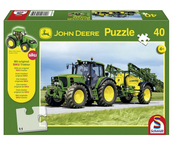John Deere Tractor & Sprayer Jigsaw 40pc   (Schmidt)   [55625]