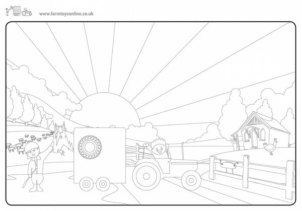 Farmer Freddie's Colouring Sheet 7