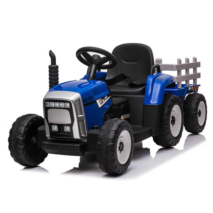 Battery operated shop tractor for toddlers