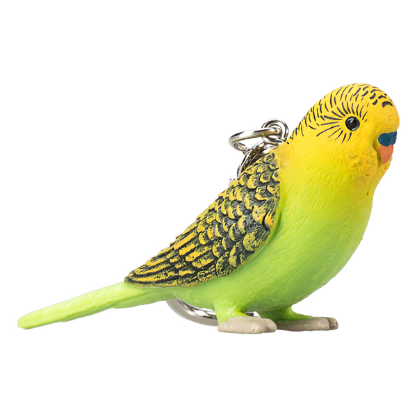Mojo Green Budgerigar Keyring