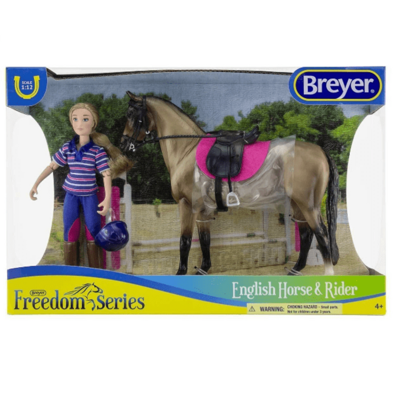 Breyer Classic English Horse & Rider 61114