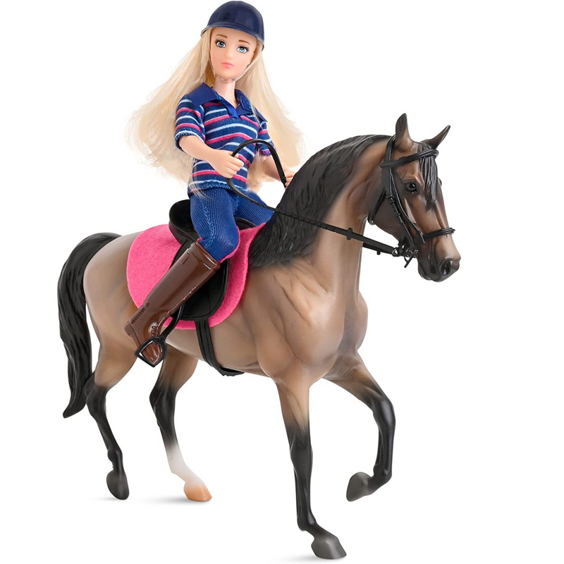 Breyer Classic English Horse & Rider 61114