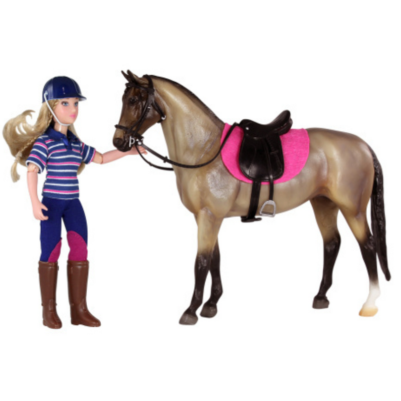 Breyer Classic English Horse & Rider 61114