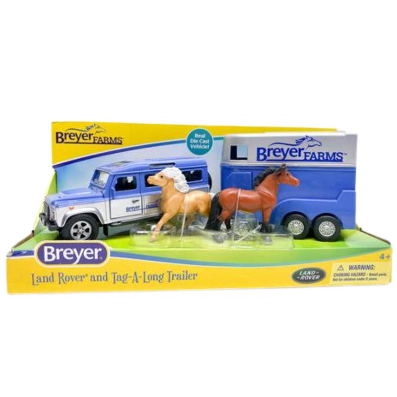 Breyer 59216 Land Rover & Horse Trailer Set