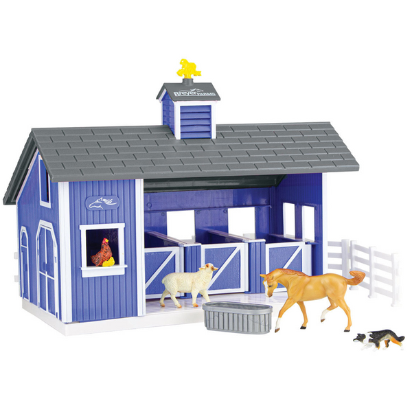 Breyer Stablemates Home at the Barn Playset W59241