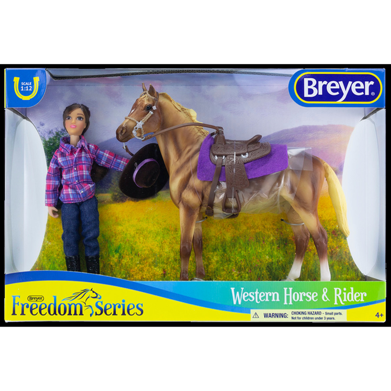 Breyer Classices Western Horse and Rider Set