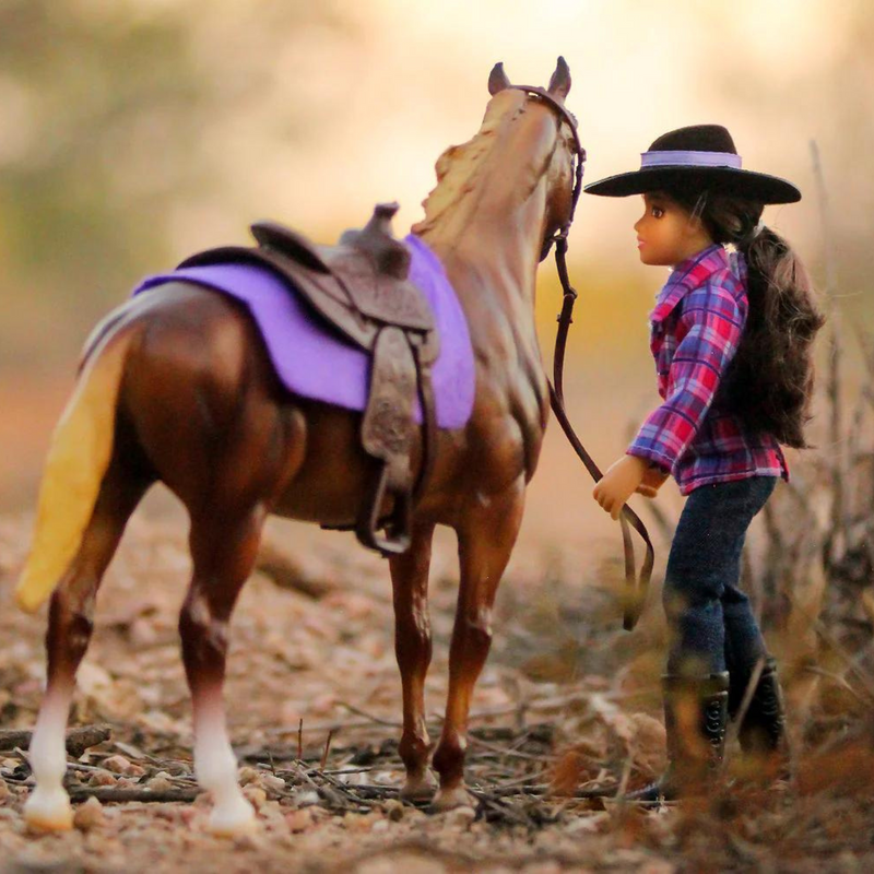 Breyer Classices Western Horse and Rider Set