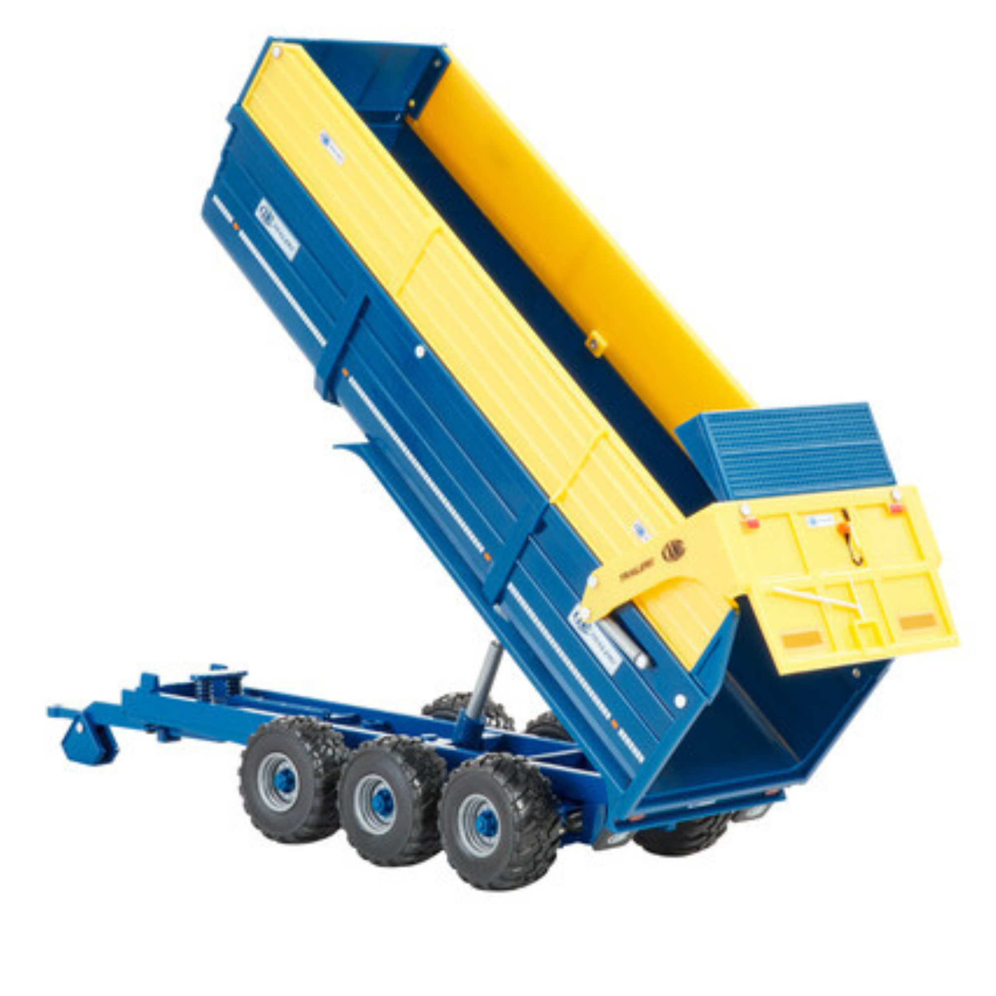 Britains Kane Triple-Axle Half Pipe Silage Trailer 43284