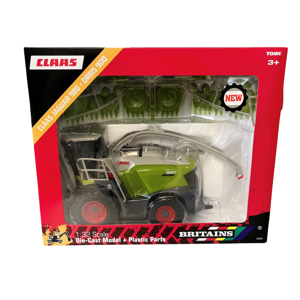 Toy Claas Claas Jaguar 980 with Orbis 900 Britains 43285