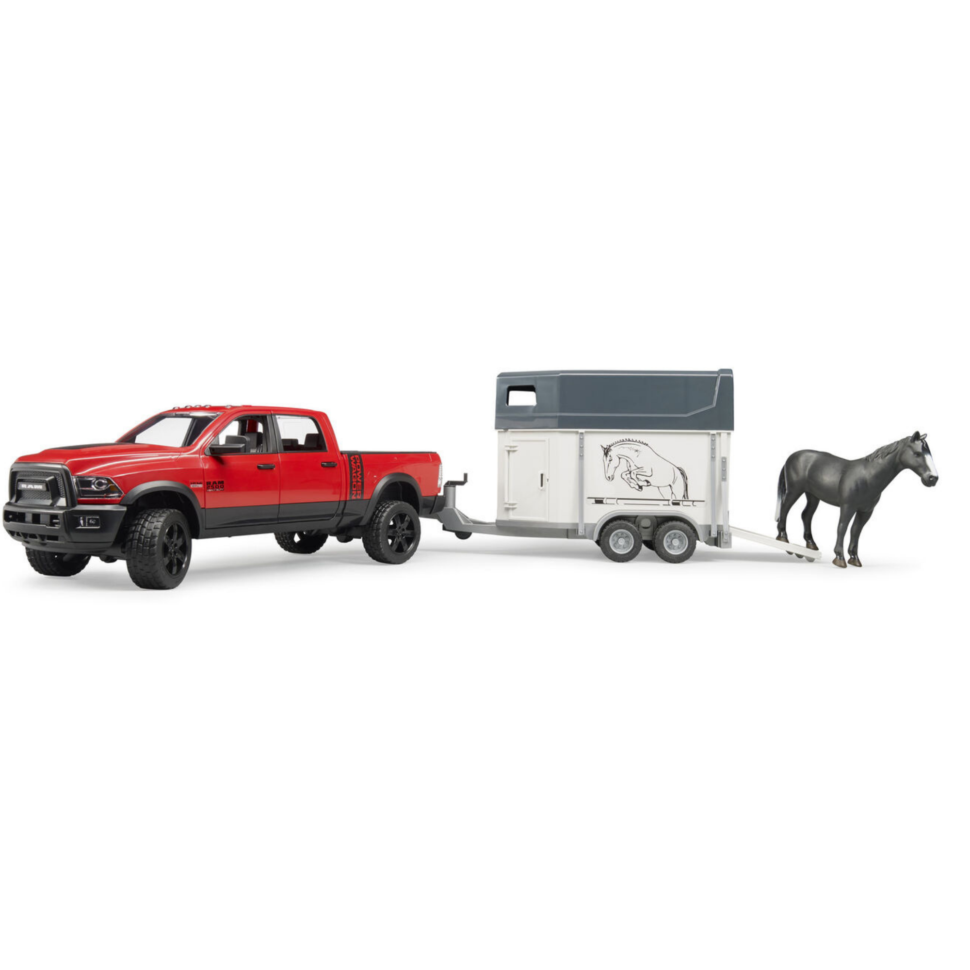 Pick Up Truck with Horse Trailer Bruder Toys 02501