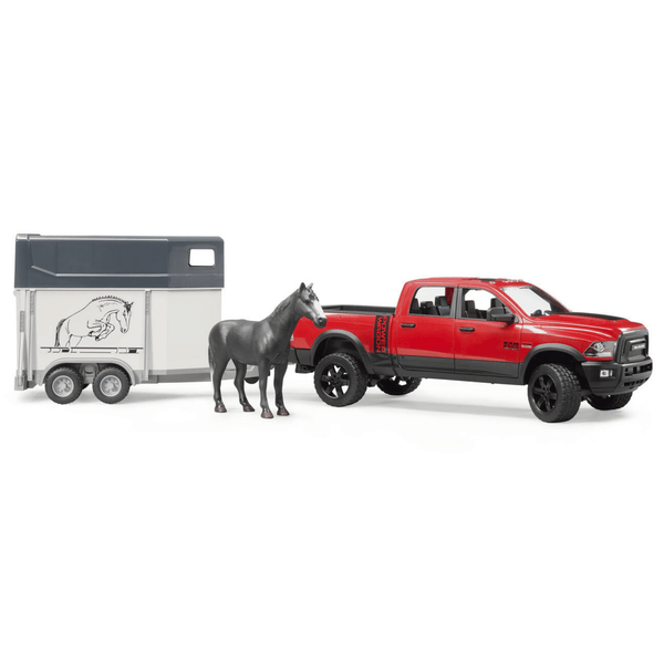 Pick Up Truck with Horse Trailer Bruder Toys 02501