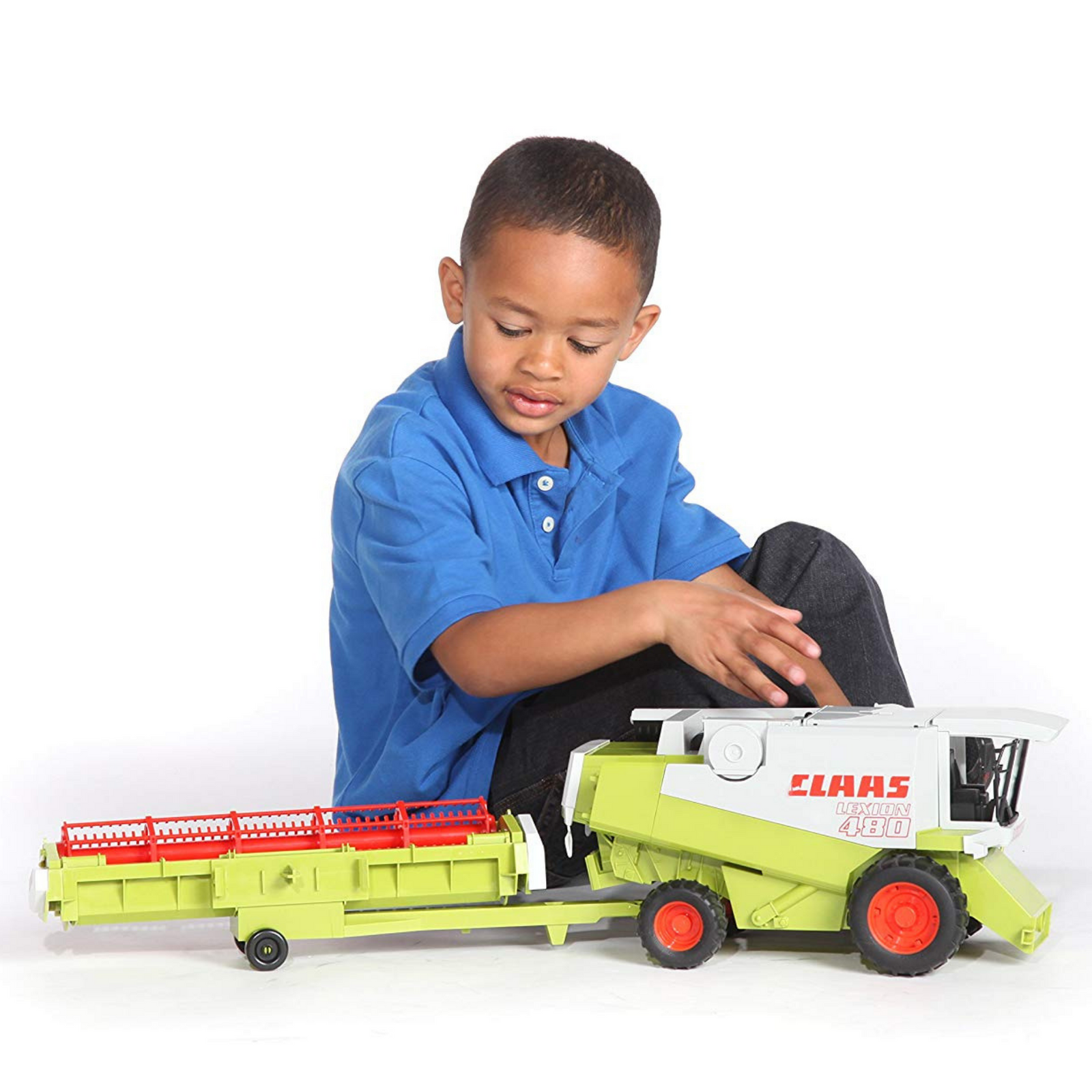 Bruder Claas Lexion 480 – Moissonneuse-Batteuse 1:20 – Jouet Agricole Réaliste – Dès 3 Ans