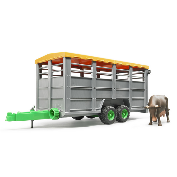 Bruder Toys Livestock Trailer with Cow
