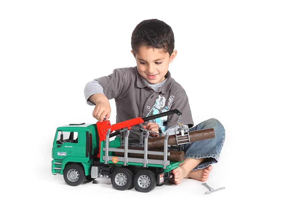 Bruder mack granite timber truck best sale