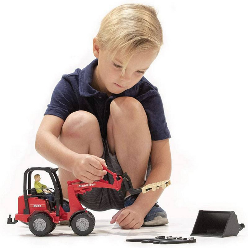 Bruder Toys Schaffer Compact Loader & Accessories