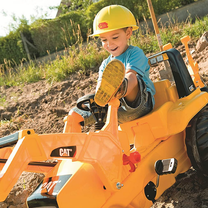 Rolly toys cat construction pedal tractor backhoe loader best sale