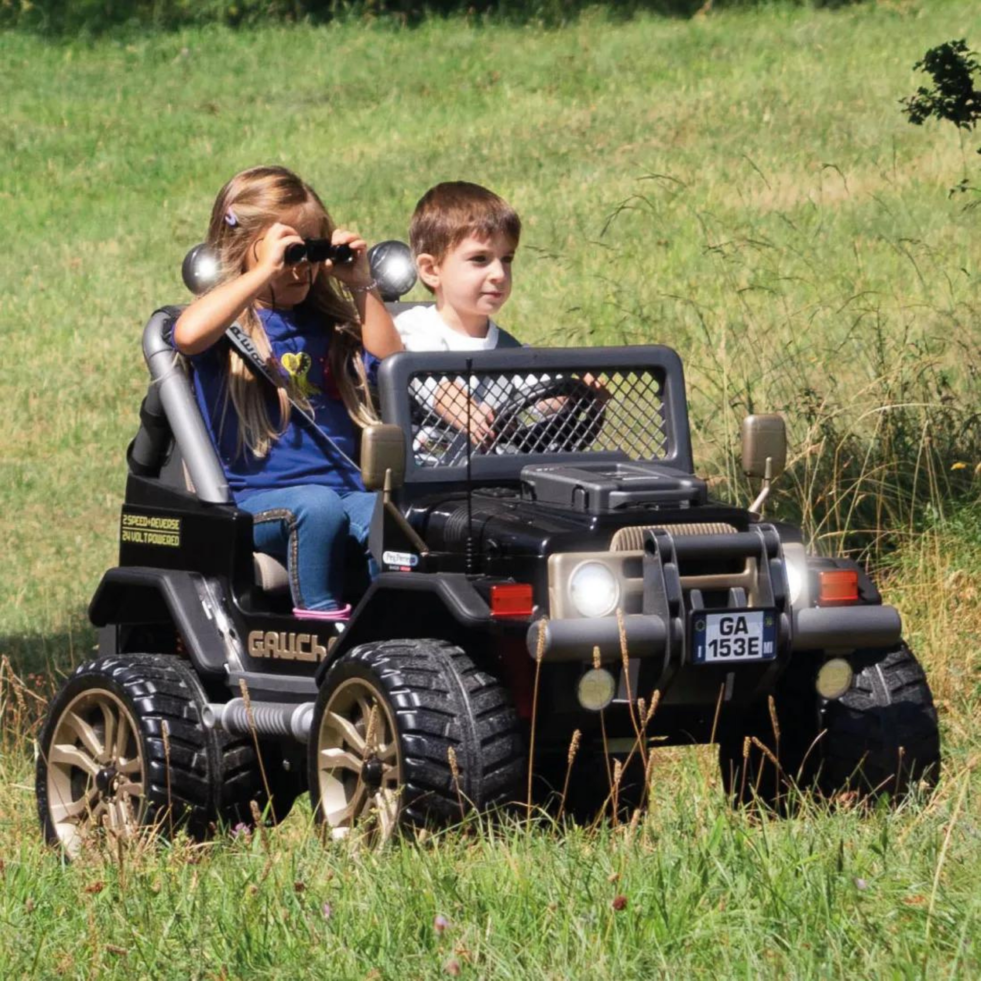 gaucho superpower peg perego Gaucho Off-Road 2 Seater 24v Electric Vehicle IGOD0555