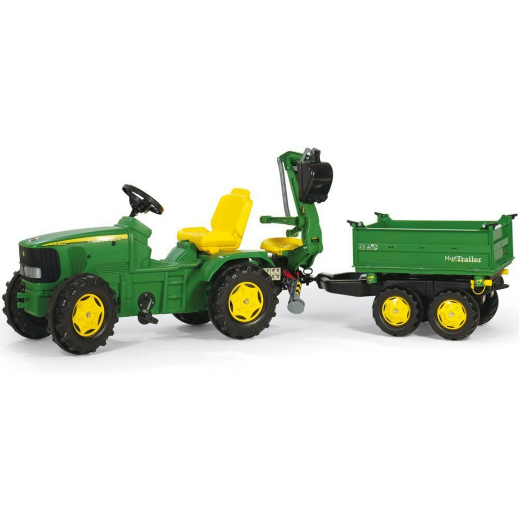 Rolly toys massey ferguson tractor and discount trailer