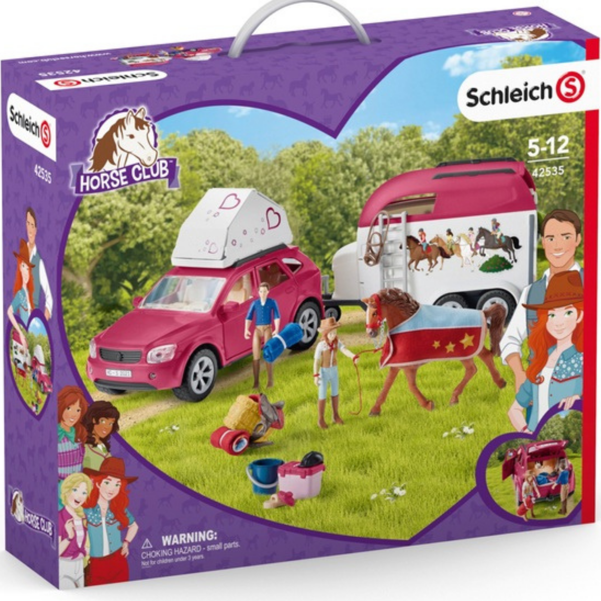 Schleich Horse Club Adventures with Car & Trailer
