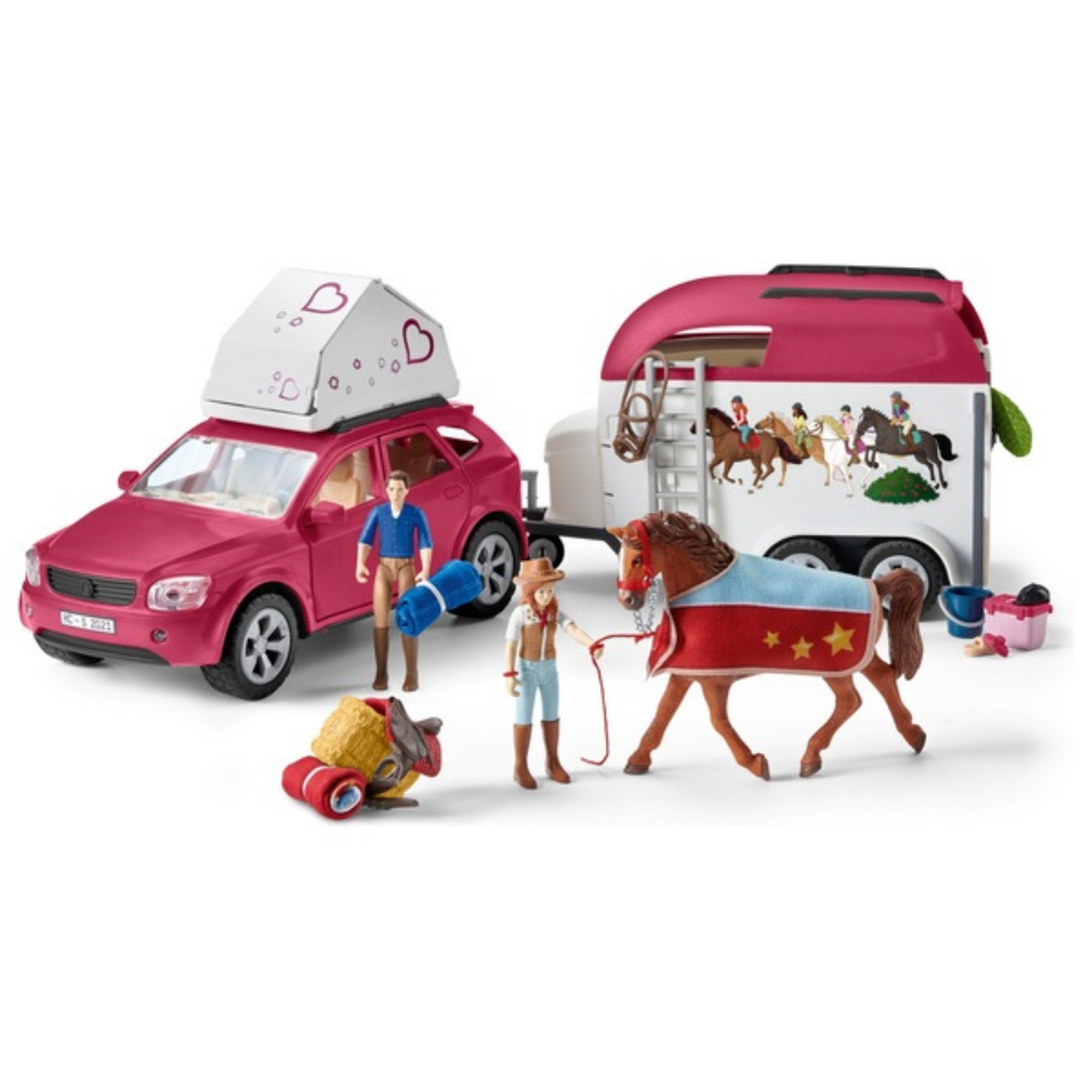Schleich Horse Club Adventures with Car & Trailer