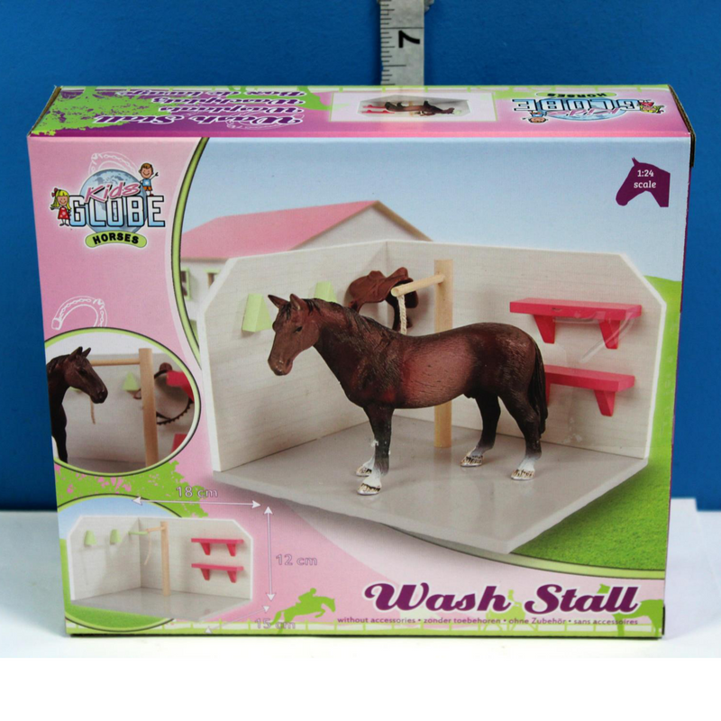 Horse Wash Stall Pink Kids Globe 610205