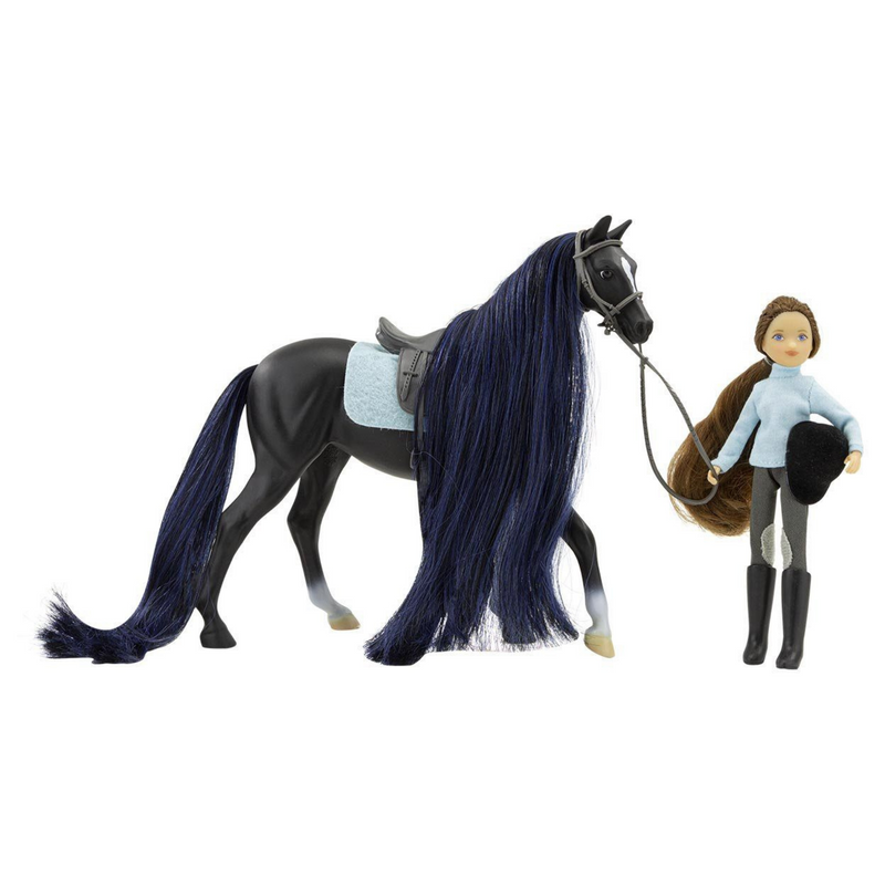 Breyer Classics Jet & English Rider Charlotte 61145