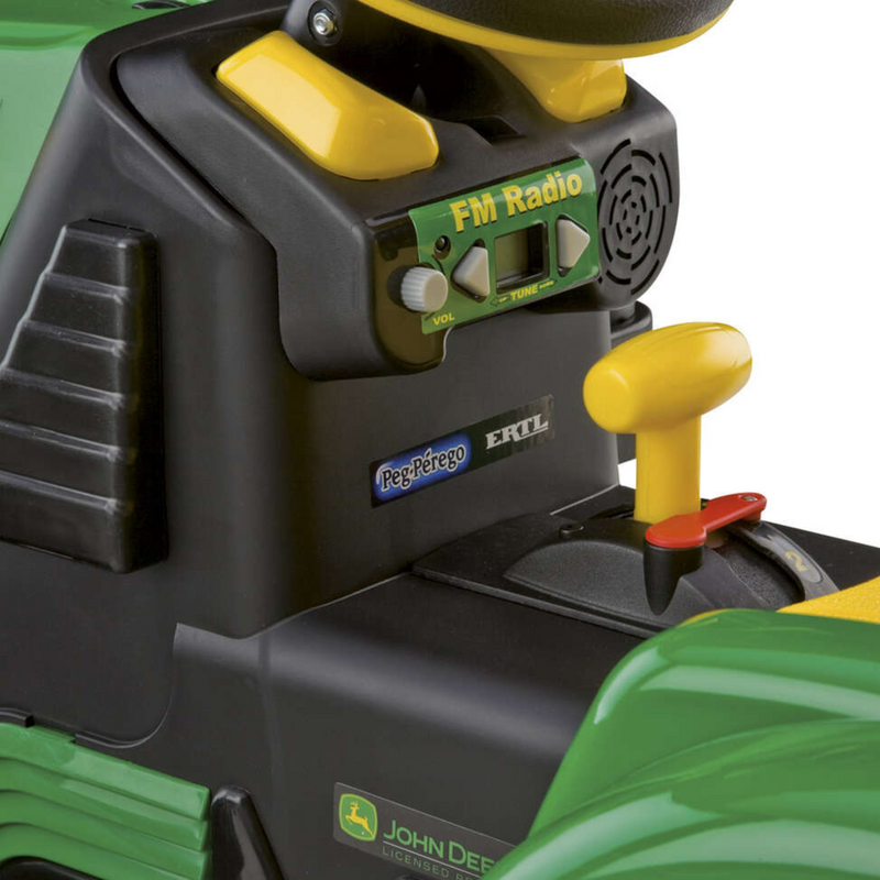 John deere electric ride on tractor deals
