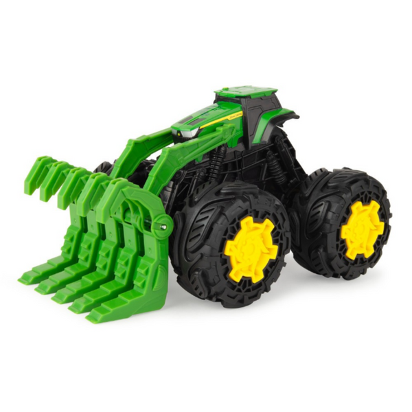Tomy Toys John Deere Monster Treads Rev Up Tractor 47327