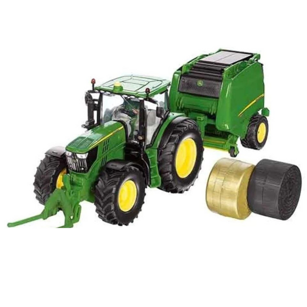 Siku John Deere Tractor & Baler 3838