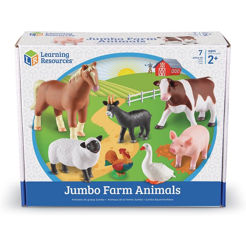 Learning Resources Jumbo Farm Animals