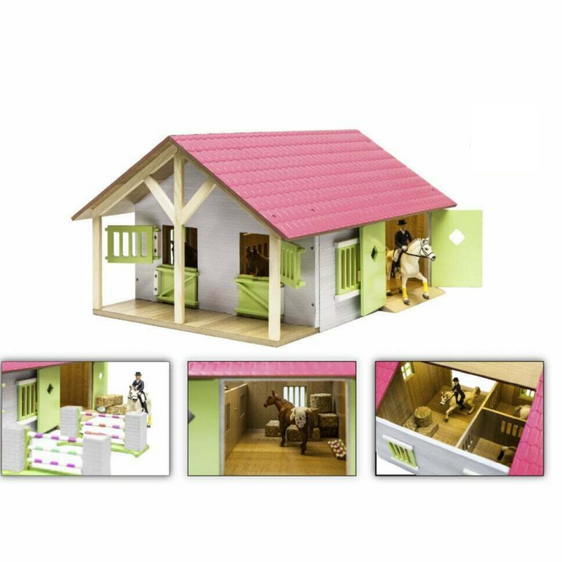 Kids Globe Pink Stable