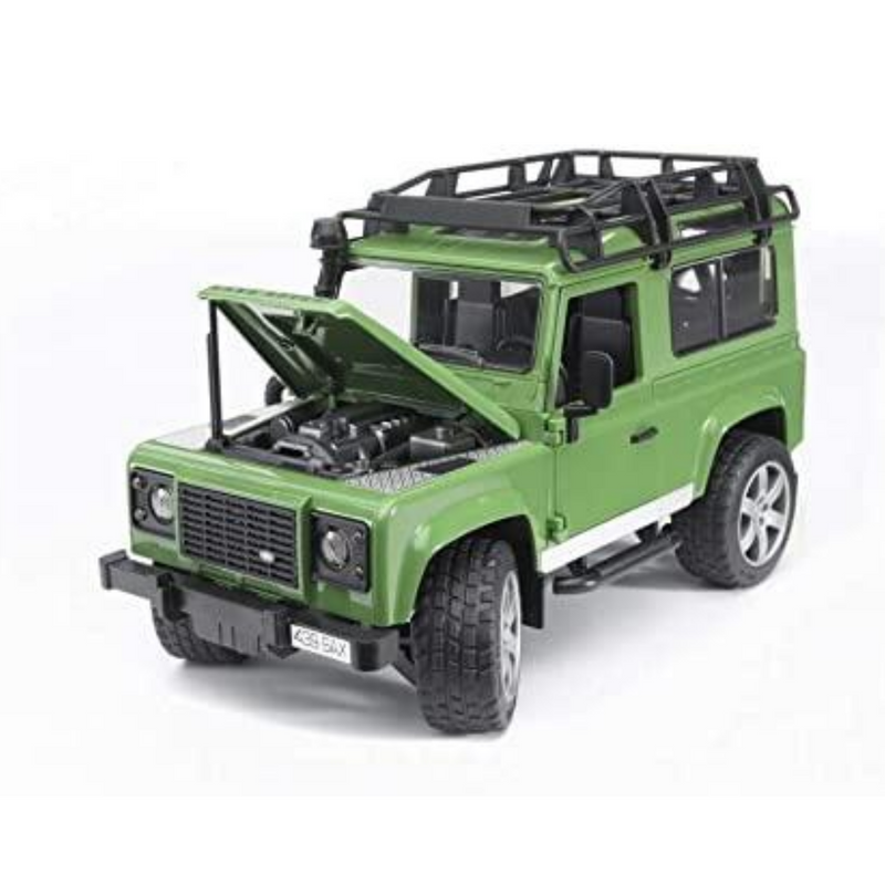 Bruder Land Rover Defender with Forest Ranger & Dog 02587