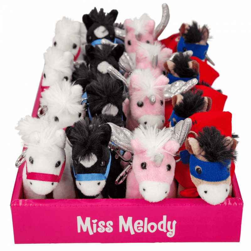 Miss Melody Small Plush Horse with Clip